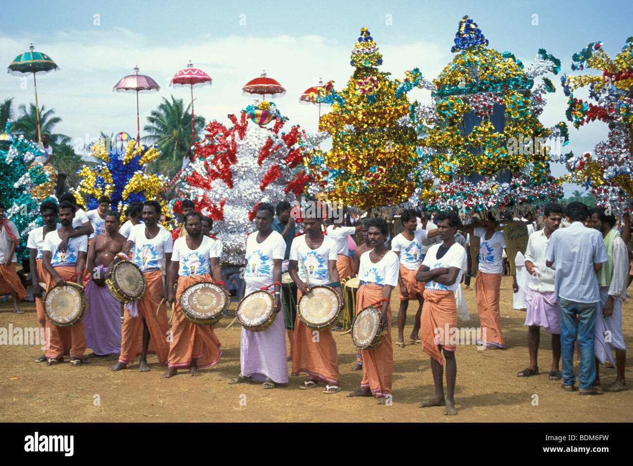 India Kerala festival Foto Stock