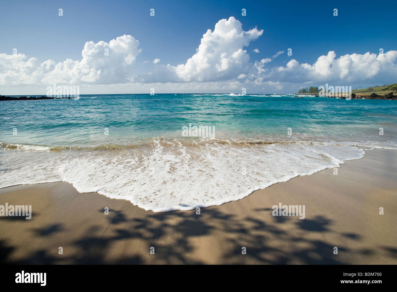 Hamoa Beach, Hana, Maui Foto Stock