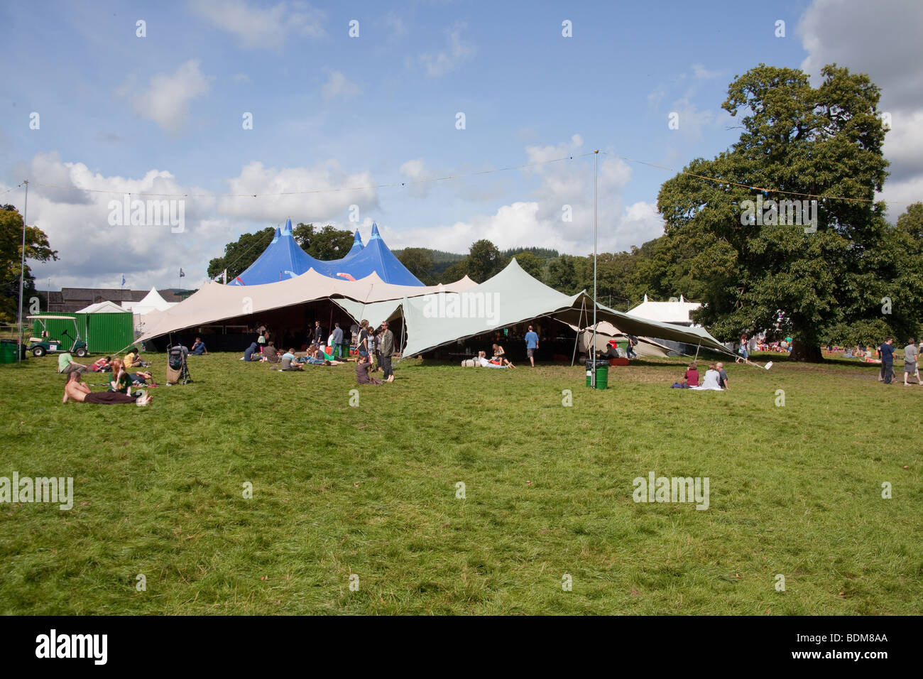 Greenman festival 2009, Glanusk Park, Crickhowell Powys Galles Foto Stock