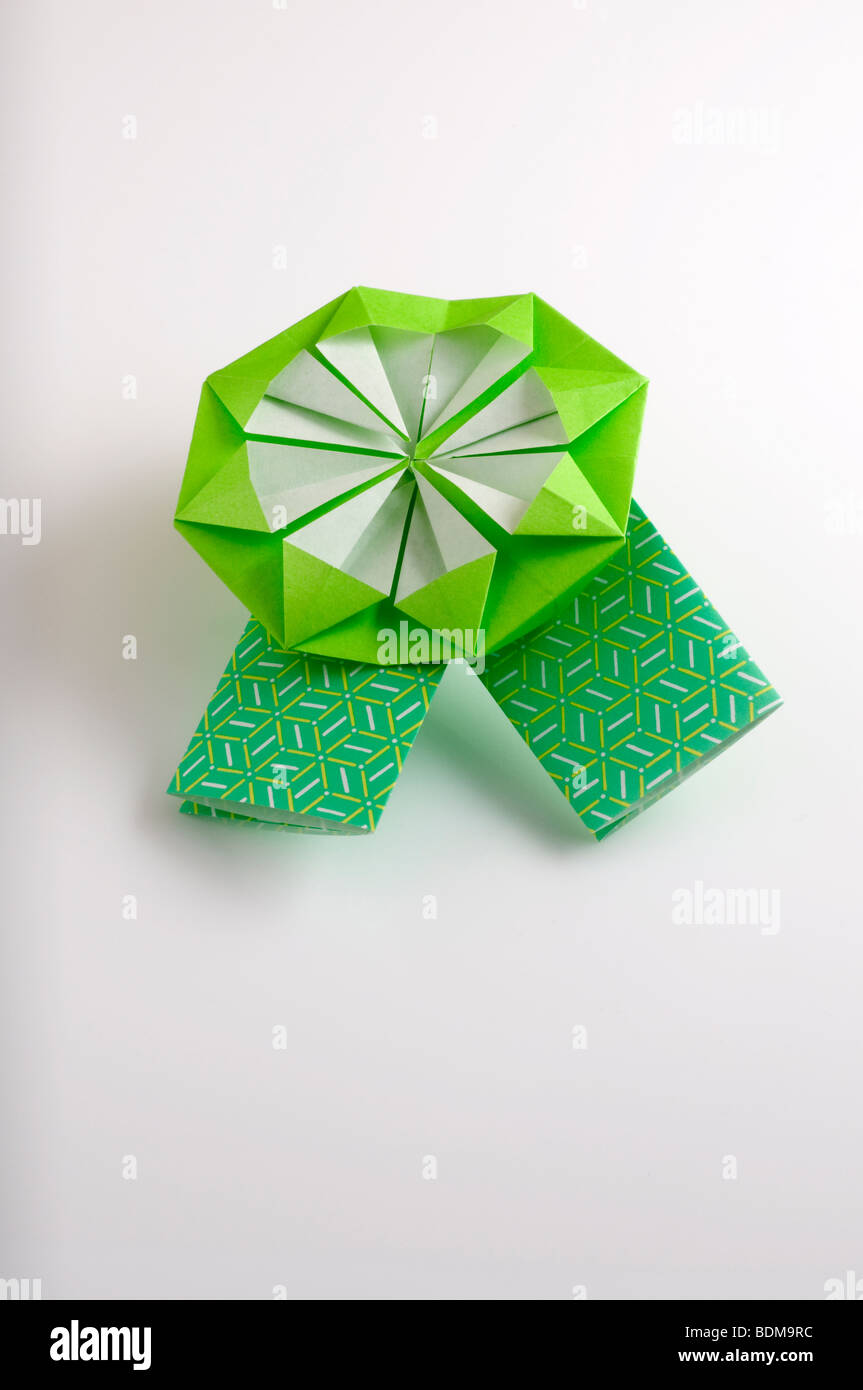 Nastro di origami. Foto Stock