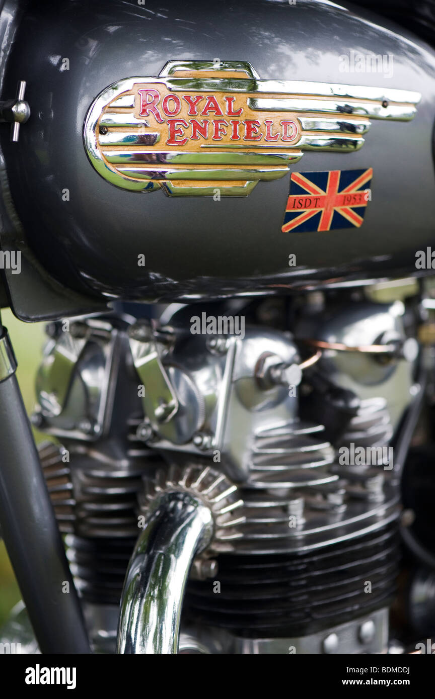 Royal Enfield. Britannica classica motocicletta vintage Foto Stock