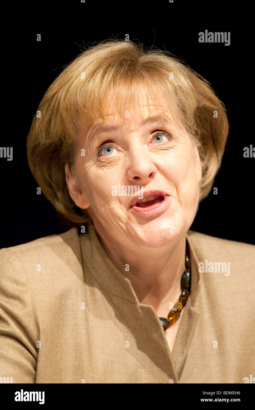 Angela Merkel, CDU cristiana Unione Democratica, Cancelliere federale e CDU Presidentessa Foto Stock