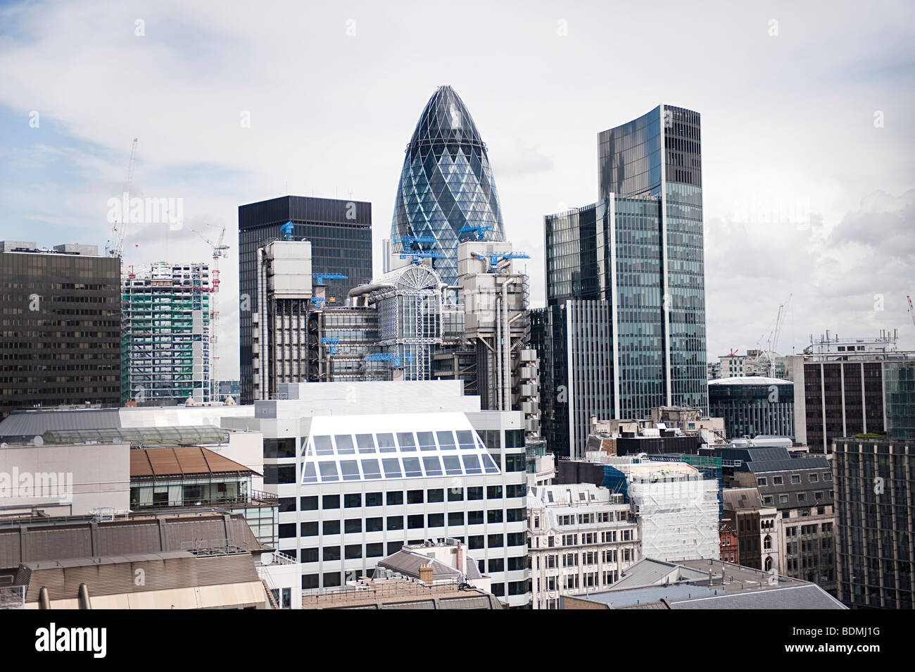Vista aerea della skyline di Londra Foto Stock