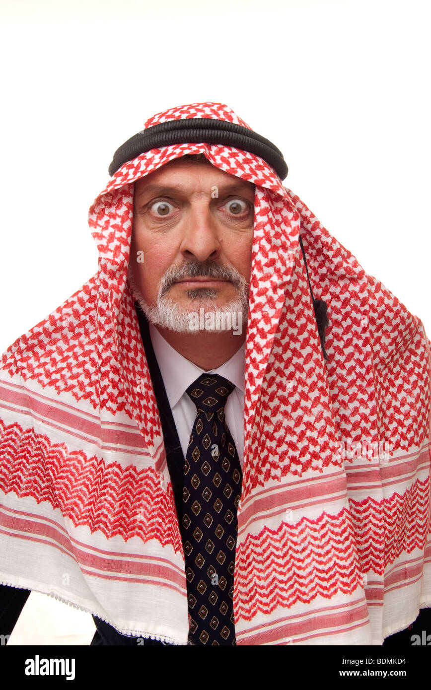 Imprenditore arabo Foto Stock