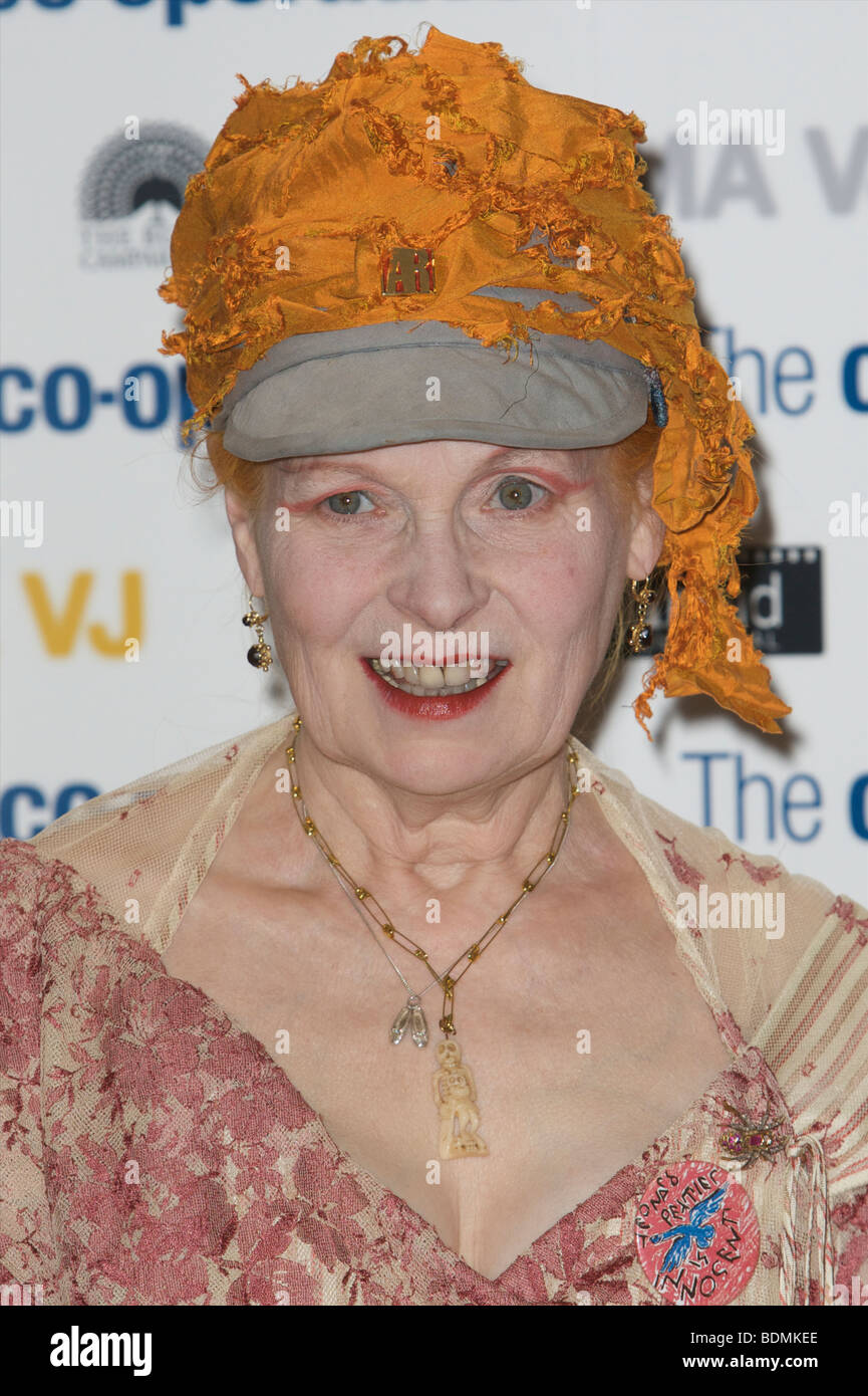 Vivienne Westwood assiste la Birmania VJ - UK Film Premiere HQ BAFTA, Londra Foto Stock