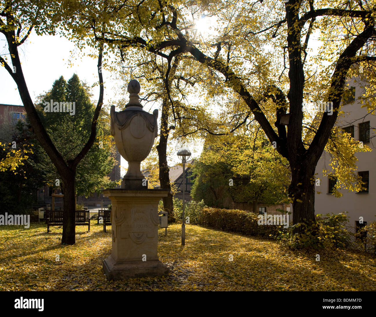 Halle, Franckesche Stiftung, 'sogenannte ''Francke-Urne'' 1788, moderne Kopie' Foto Stock