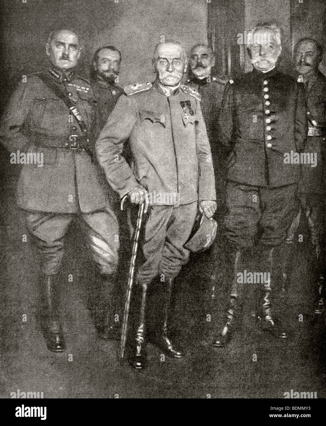 Gli alleati a Salonicco, Gennaio 1916. Vedere la descrizione riportata di seguito per maggiori dettagli. Foto Stock