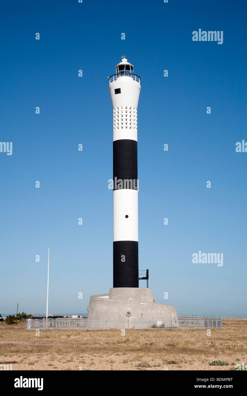 Il nuovo faro Dungoness Kent, Inghilterra, Foto Stock