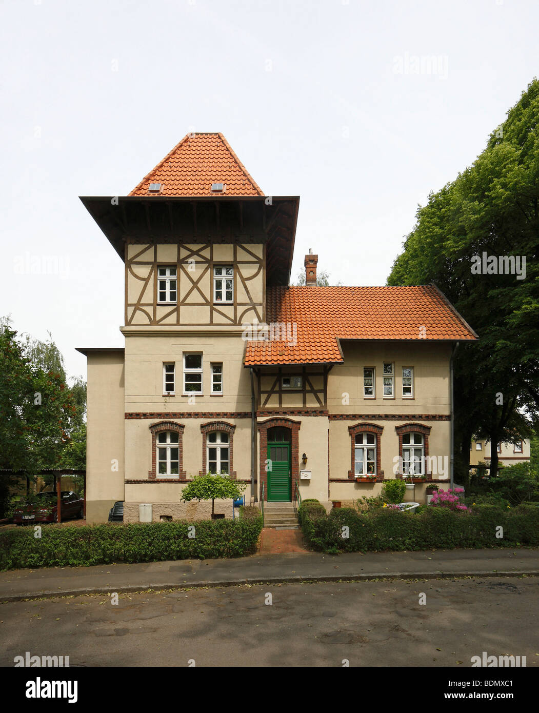 Dortmund-Eving, Alte Kolonie Eving, 'Mehrfamilienhaus im ''Villenstil' Foto Stock
