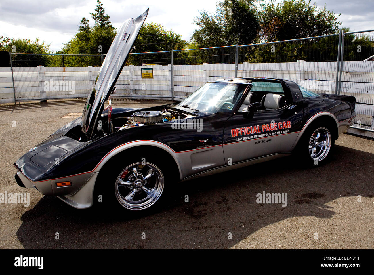 500 indy pace car fuori Ace Cafe Londra Foto Stock