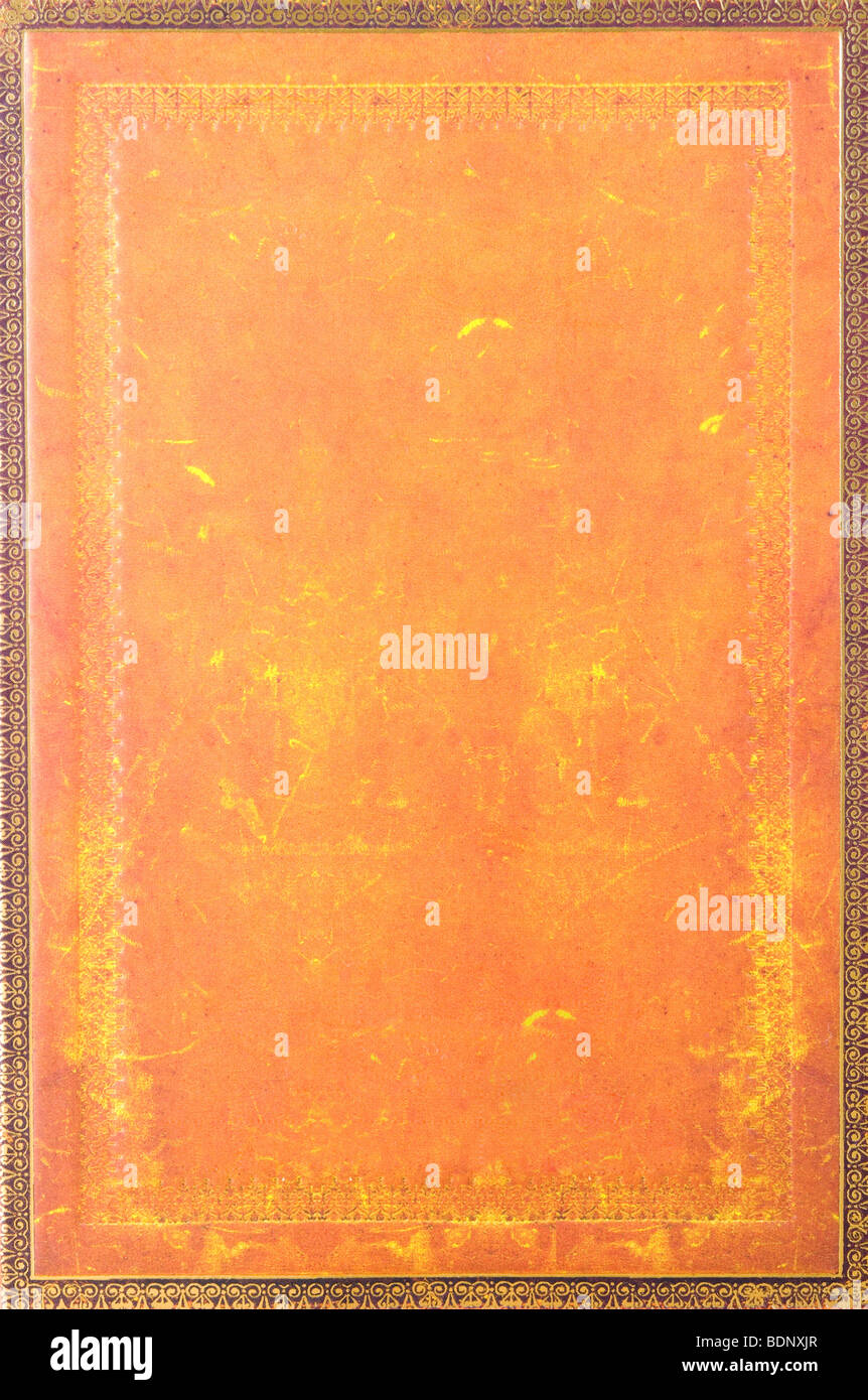 Vintage libro texture di sfondo del coperchio Foto Stock