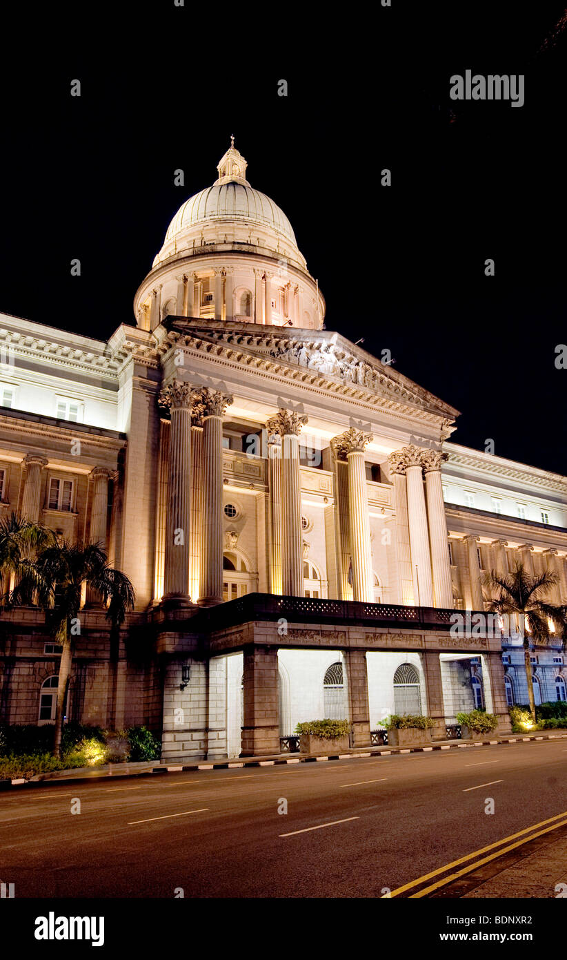 La vecchia corte suprema, Singapore, Sud-est asiatico Foto Stock