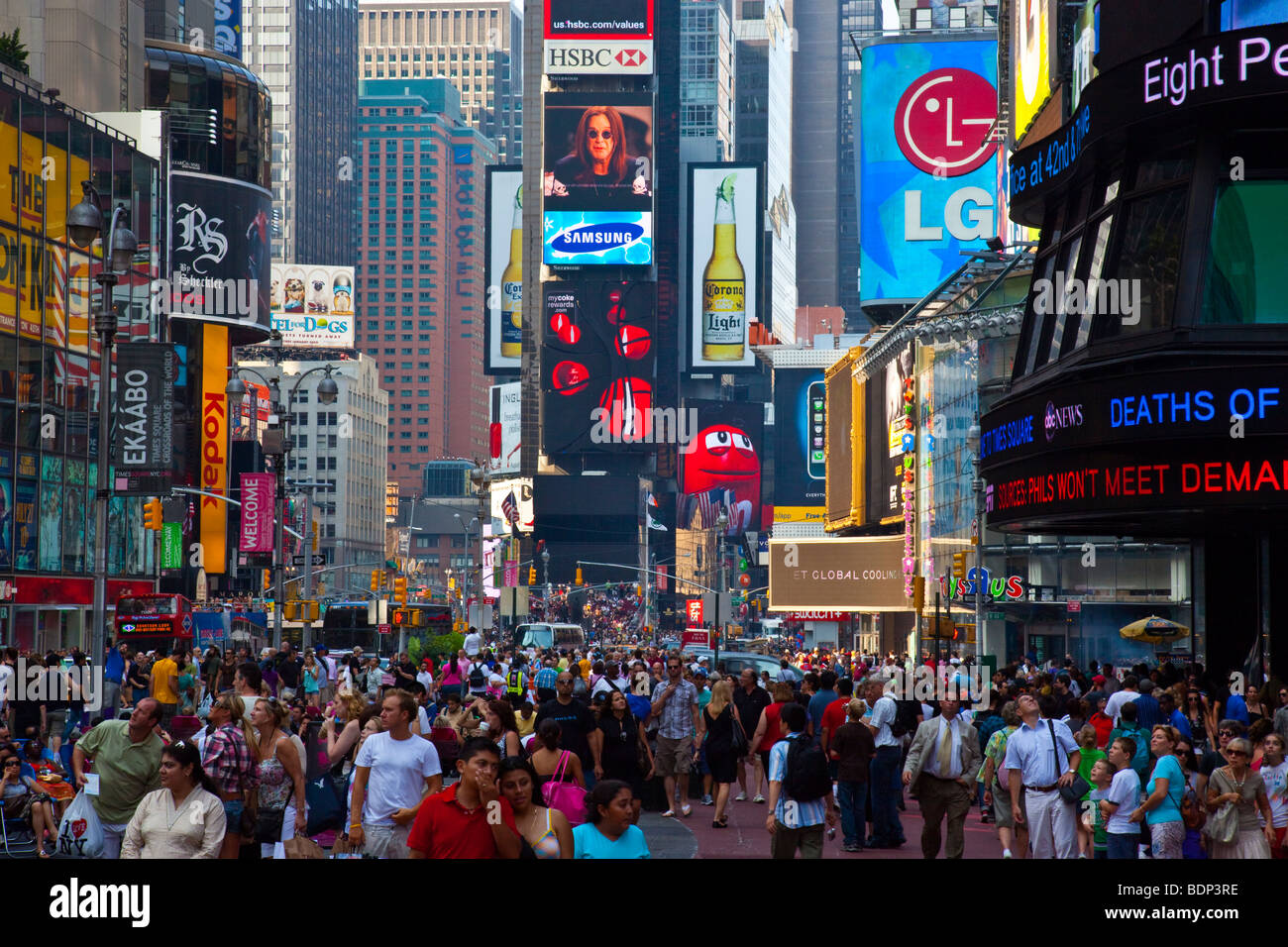 Times Square a New York City Foto Stock