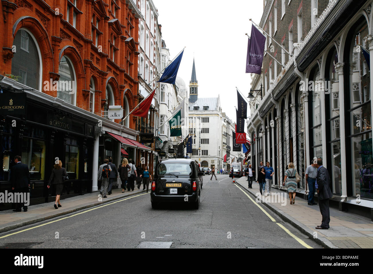Old Bond Street, Mayfair, London, Regno Unito Foto Stock