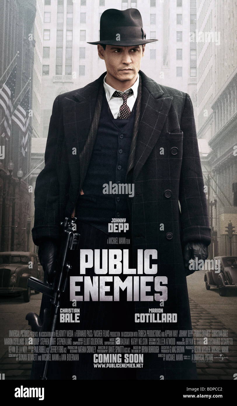 Public Enemies Anno : 2009 Direttore : Michael Mann Johnny Depp Teaser Foto Stock