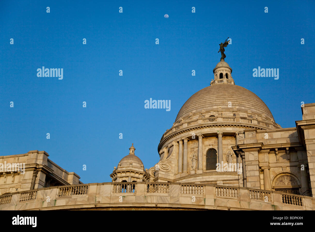 Victoria Memorial in Maidan in Calcutta India Foto Stock