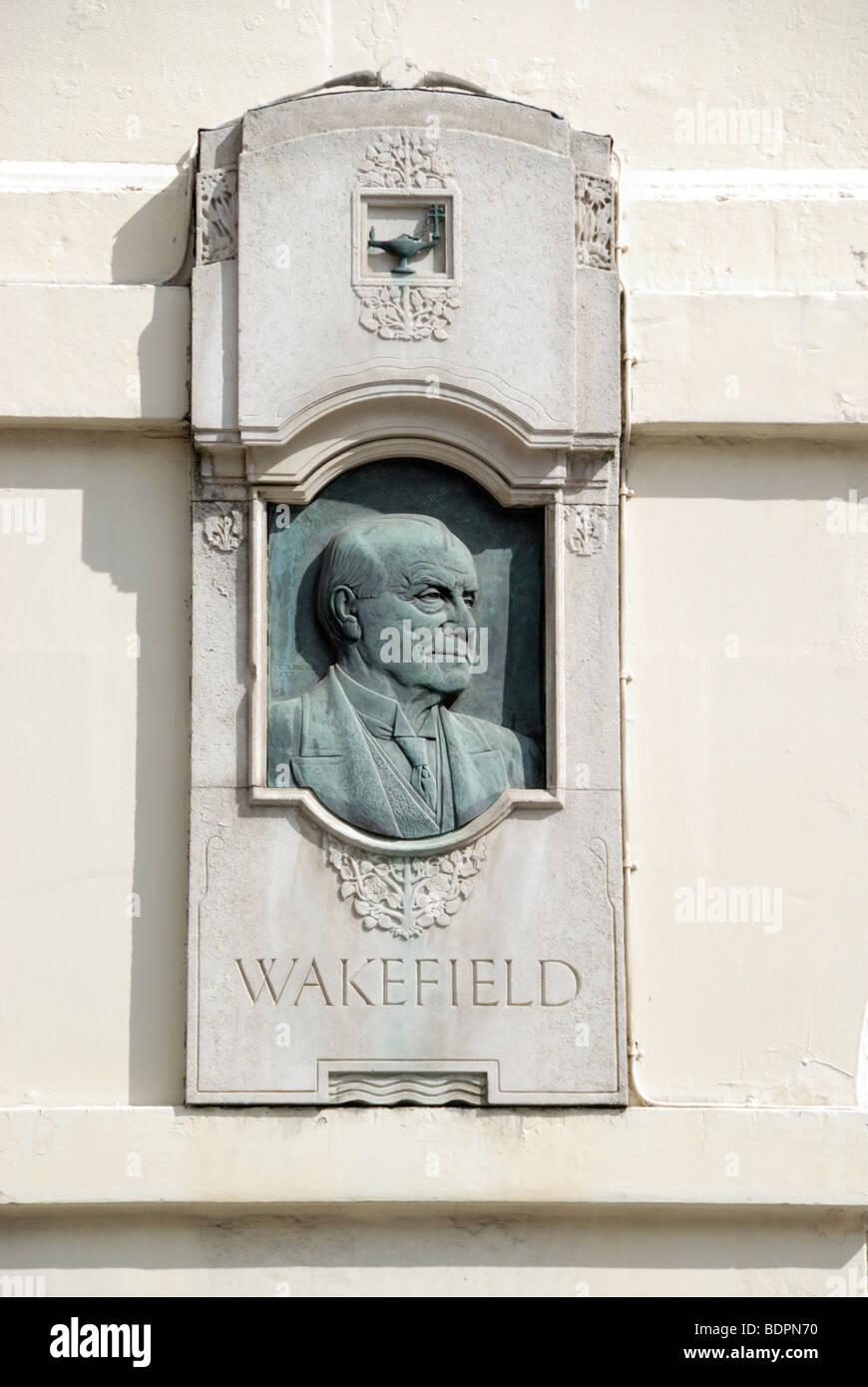 Memoriale di Lord Wakefield di Hythe, (Charles Wakefield) nella Trinità Square, Londra, Inghilterra, Regno Unito. Foto Stock