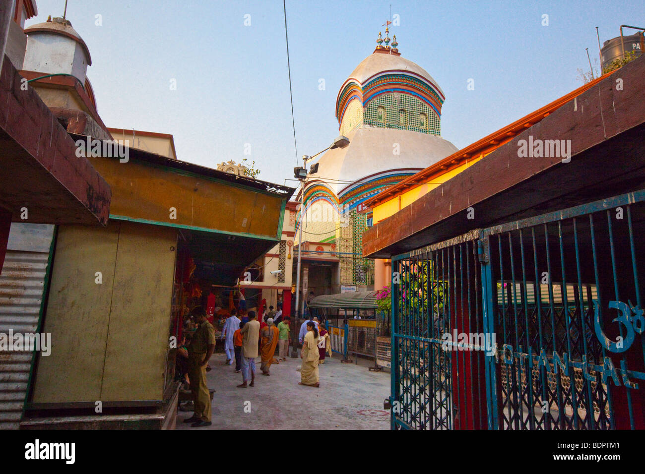 Kalighat Kali tempio indù di Calcutta India Foto Stock