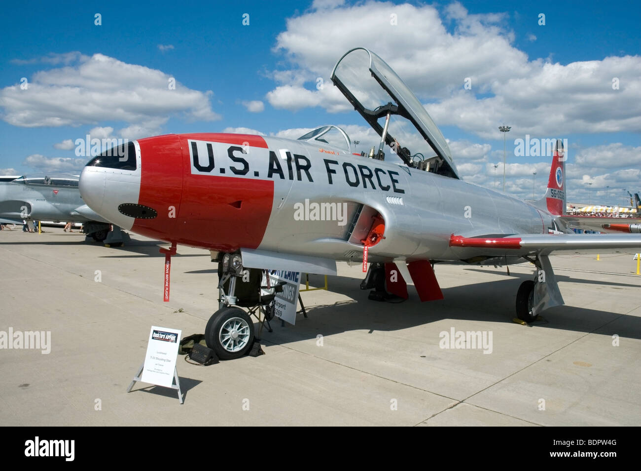 Jet da combattimento a Air Show Foto Stock