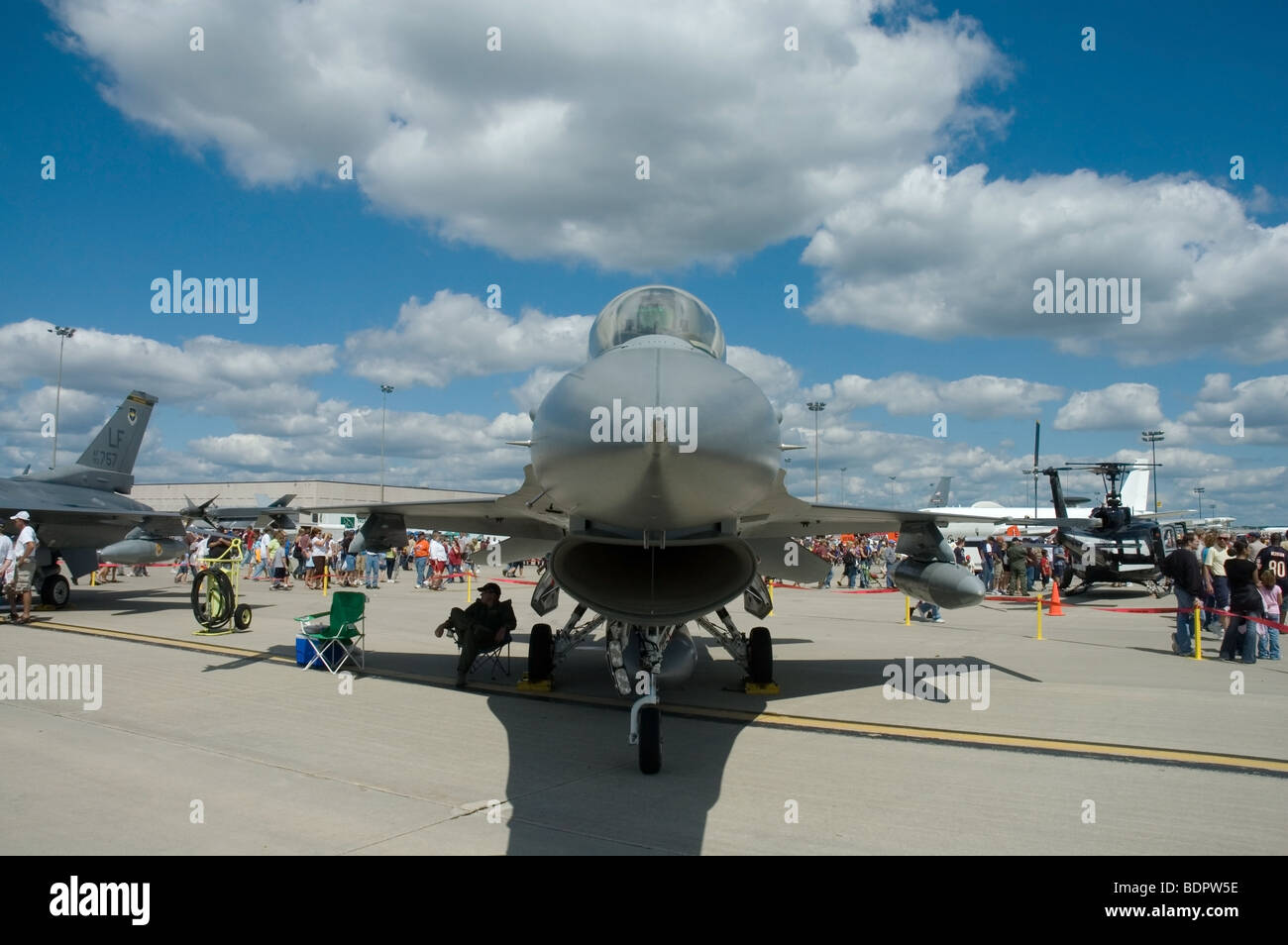 Jet da combattimento a Air Show Foto Stock