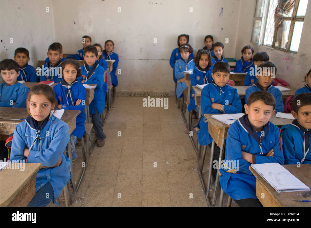 Gli studenti a scuola. Foto Stock