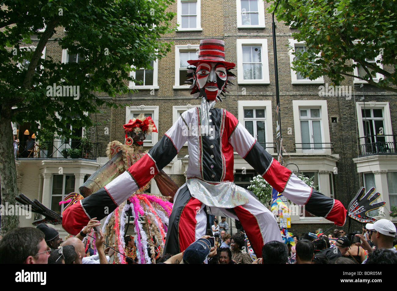 Figure di Carnevale nel carnevale di Notting Hill Parade 2009 Foto Stock