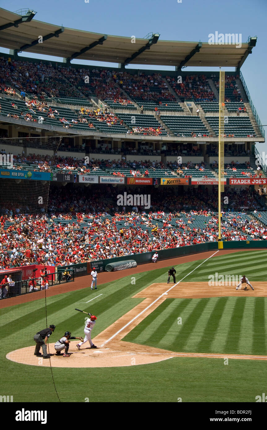 Angel Stadium di Anaheim, CA. Foto Stock