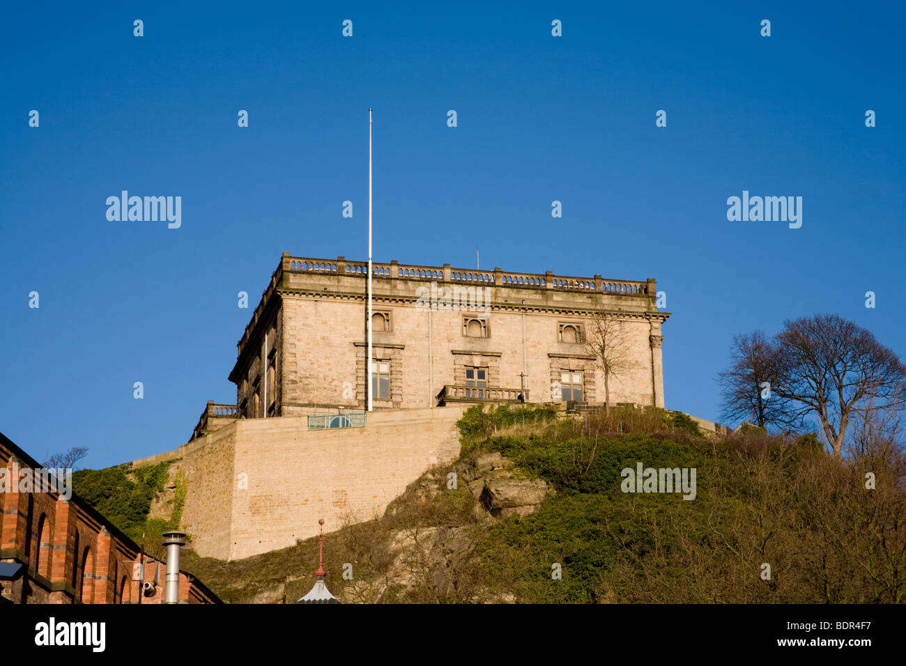 Residenza Ducale in cima al castello di Nottingham, Nottingham, Inghilterra. Foto Stock