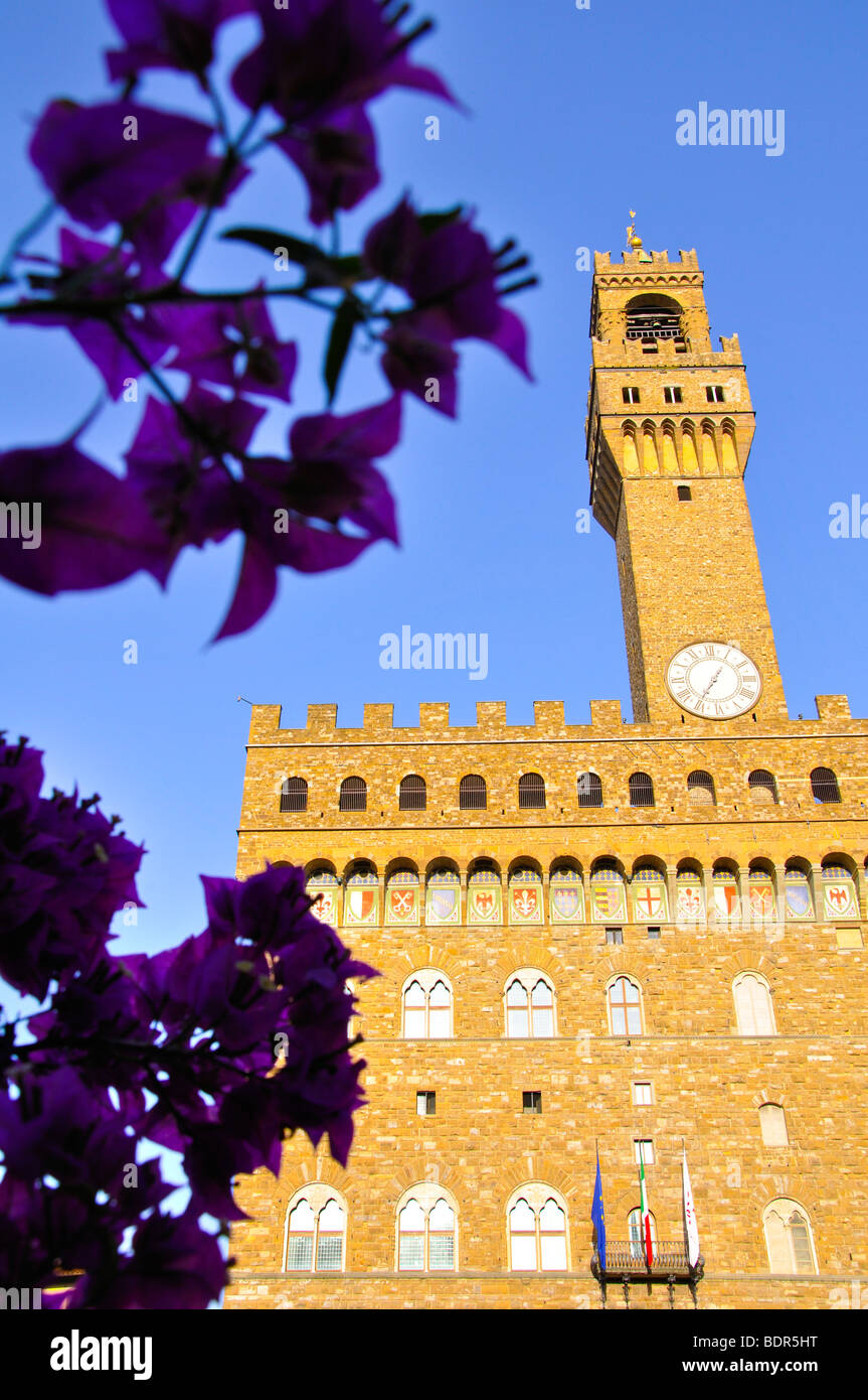 Palazzo Vecchio, Firenze Foto Stock