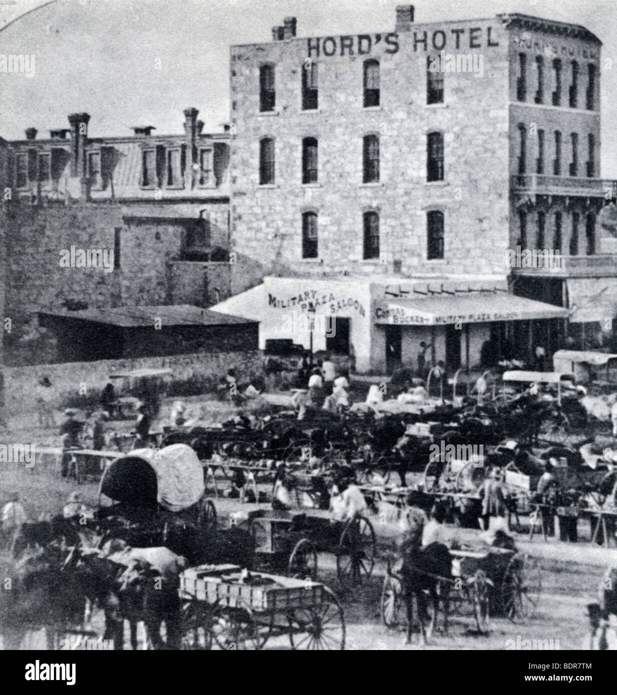 San Antonio, Texas, Stati Uniti d'America, 1876, (1954). Artista: sconosciuto Foto Stock