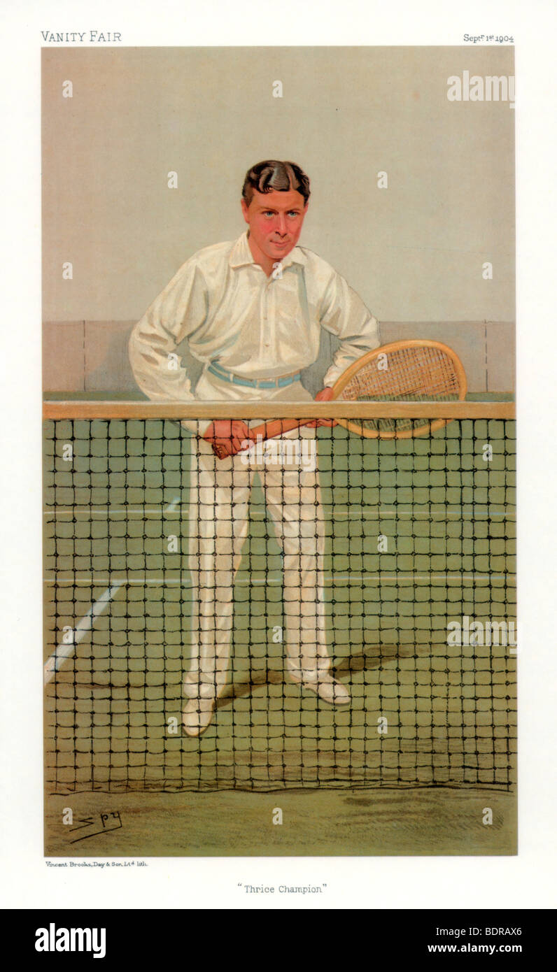 'Il tre volte campione', 1904.Artista: Spy Foto Stock