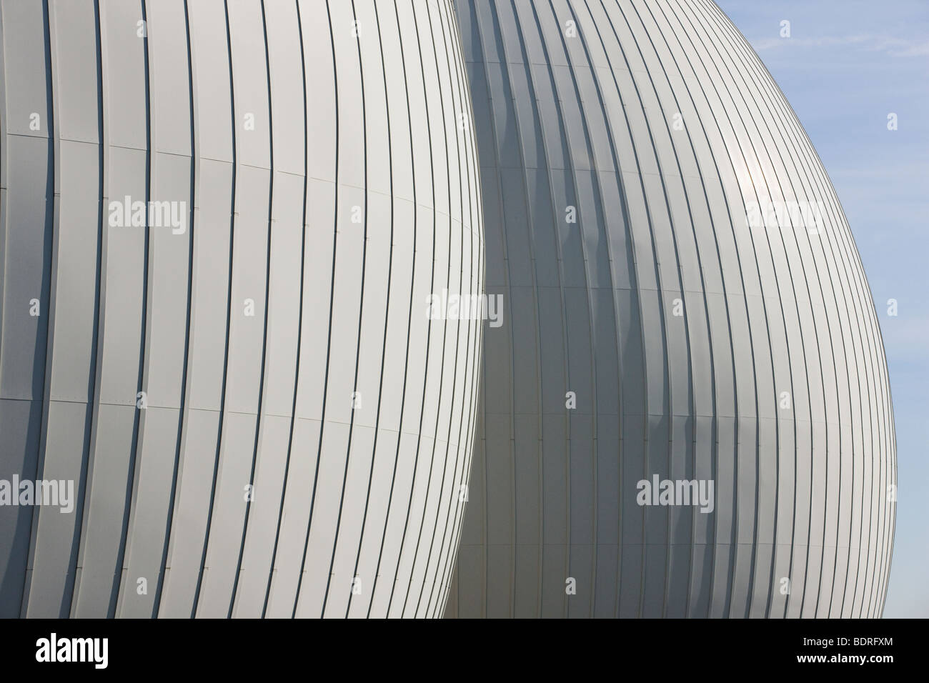 Serbatoio di digestivo in un impianto di trattamento delle acque Foto Stock