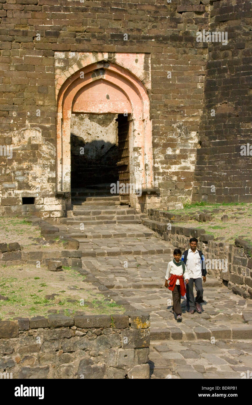 Devagiri Fort in Daulatabad vicino a Aurangabad India Foto Stock