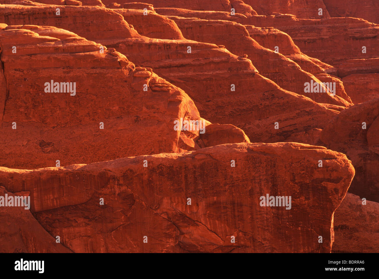 Pinna Canyon, il Parco Nazionale di Arches, Utah Foto Stock