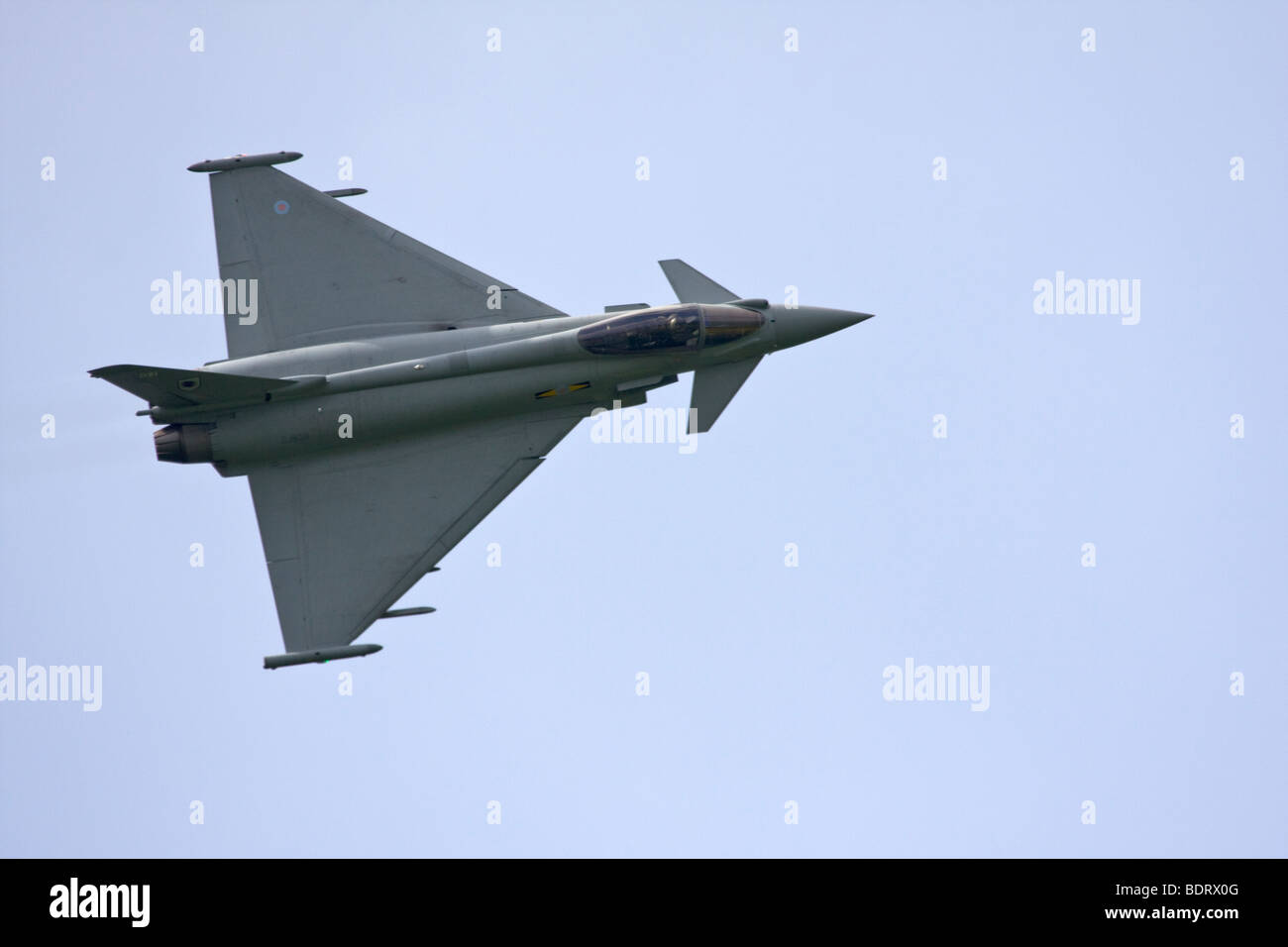 Royal Air Force Typhoon F2 degli aerei da caccia Foto Stock