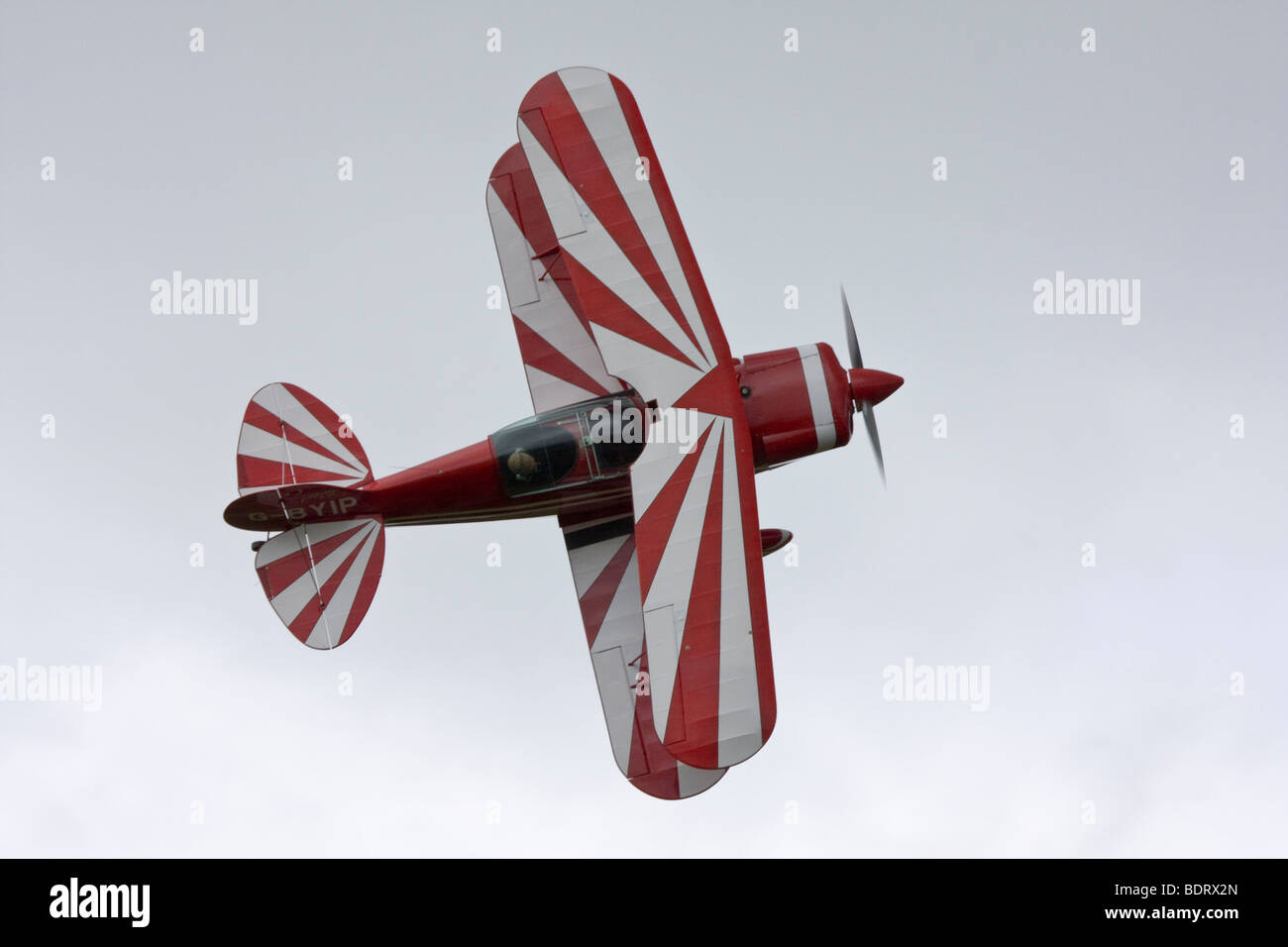 Pitts S-2A due speciali sedile biplano acrobatico Foto Stock