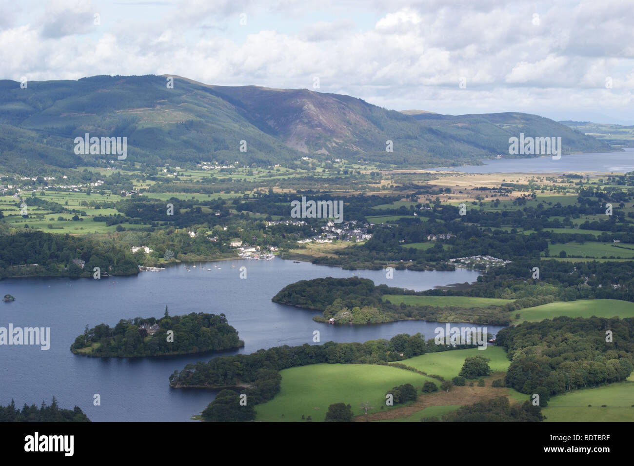 Bassenthwaite Lake, Derwentwater, Keswick, Parco Nazionale del Distretto dei Laghi, Cumbria, Inghilterra Foto Stock