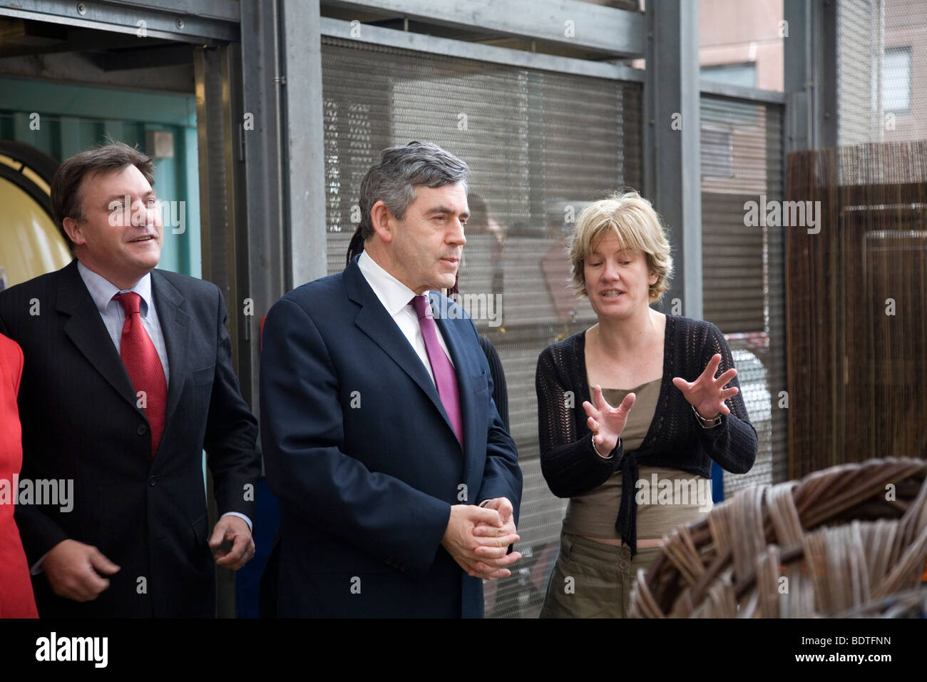 Gordon Brown PM Foto Stock