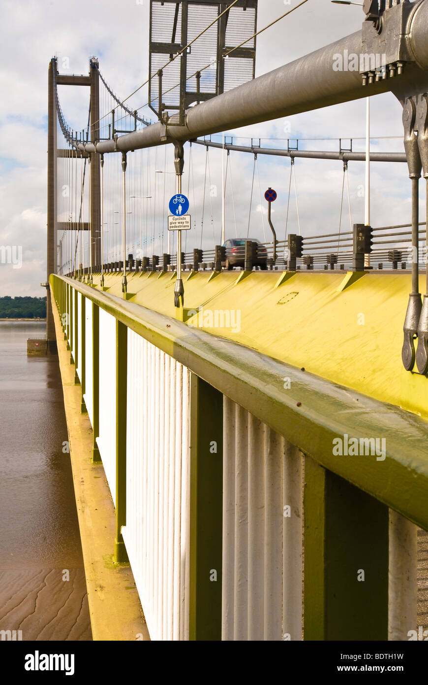 Il Humber Bridge, Lincolnshire settentrionale Foto Stock