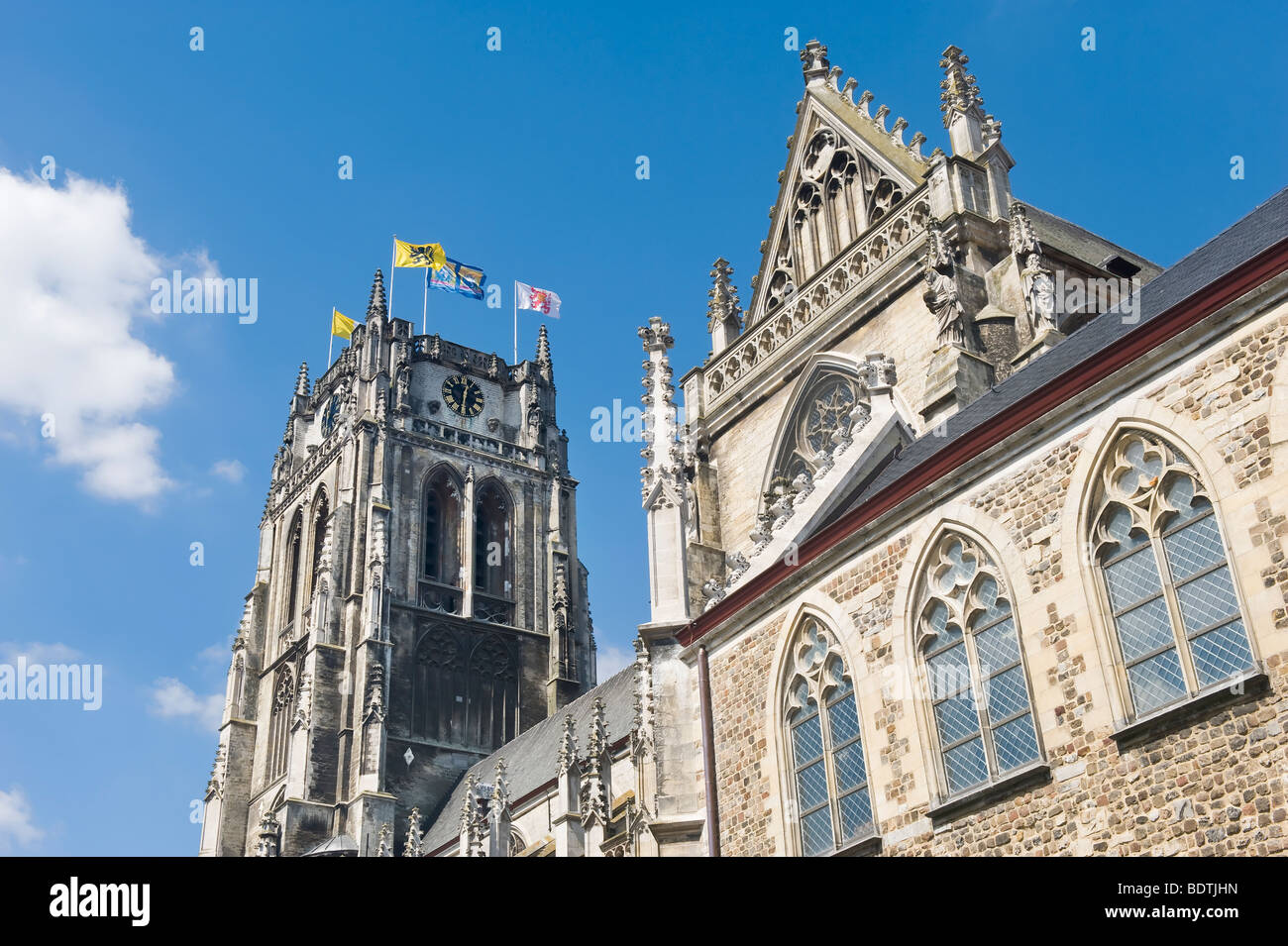 Onze-Lieve-Vrouwe Basilica, Tongeren, Belgio Foto Stock