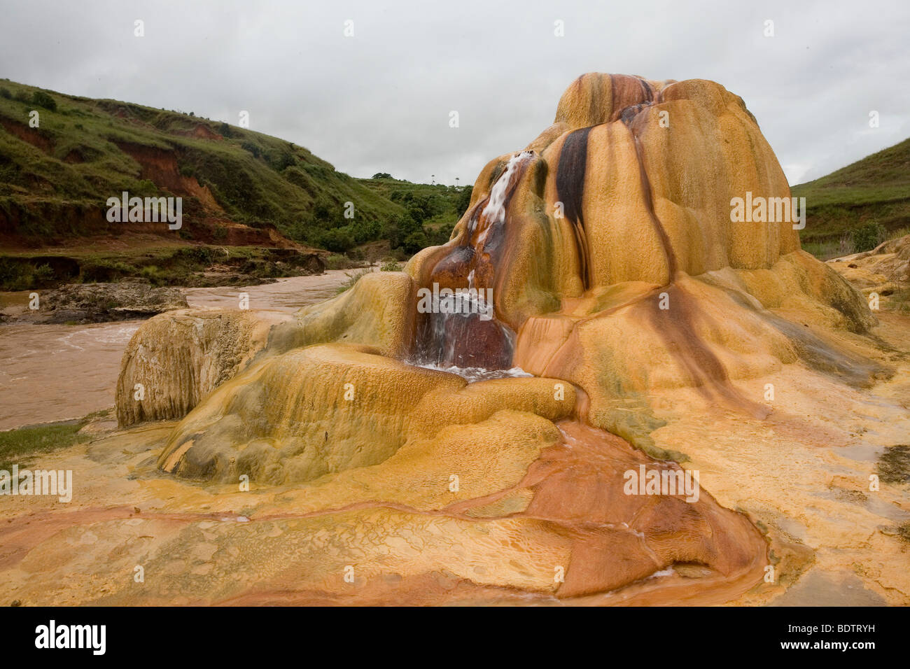 Geysir von Ampefy, Madagascar, Afrika, Madagascar, Africa Foto Stock