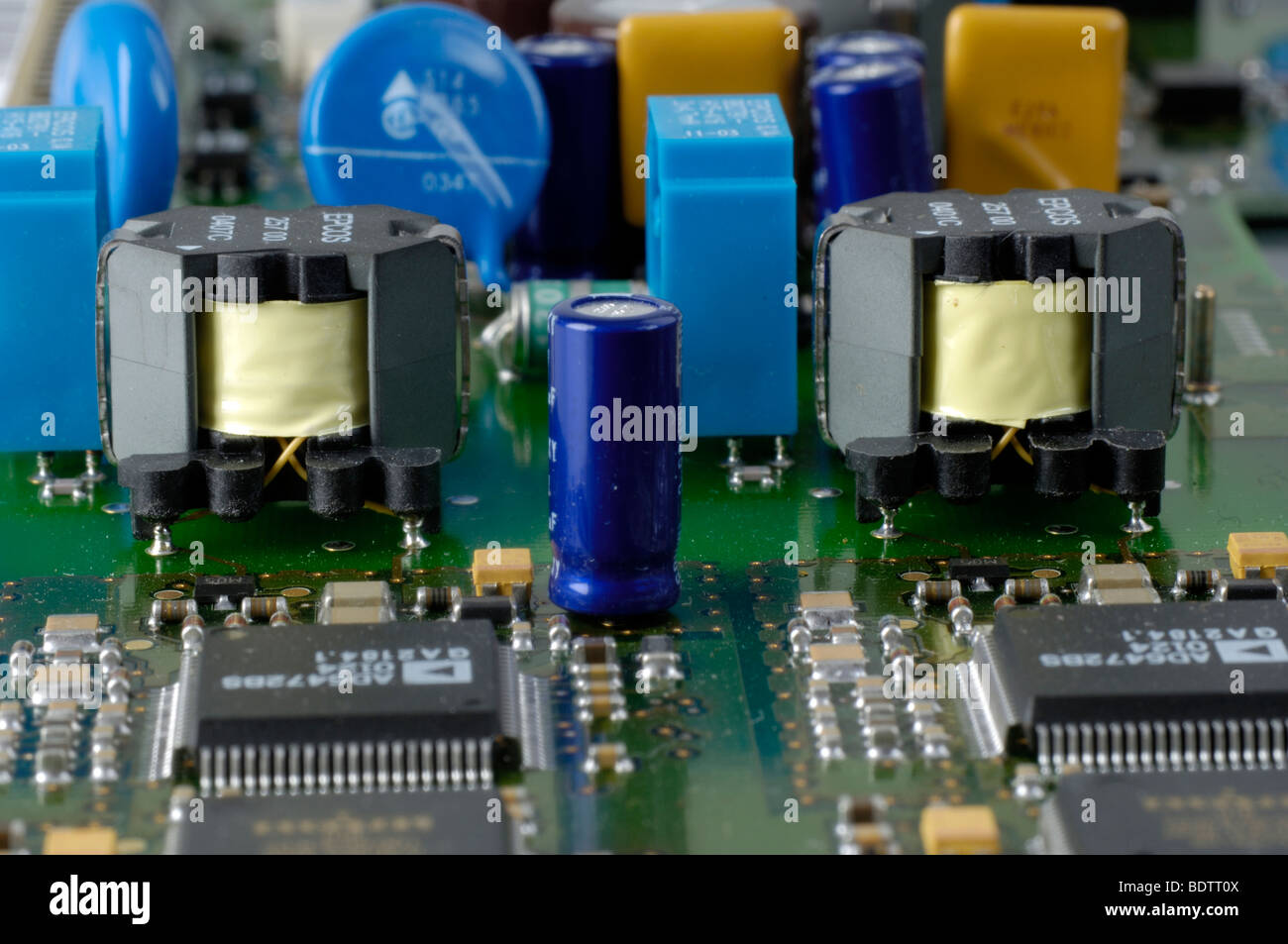 Scheda madre Hardware Computer EDV scheda a chip Foto Stock