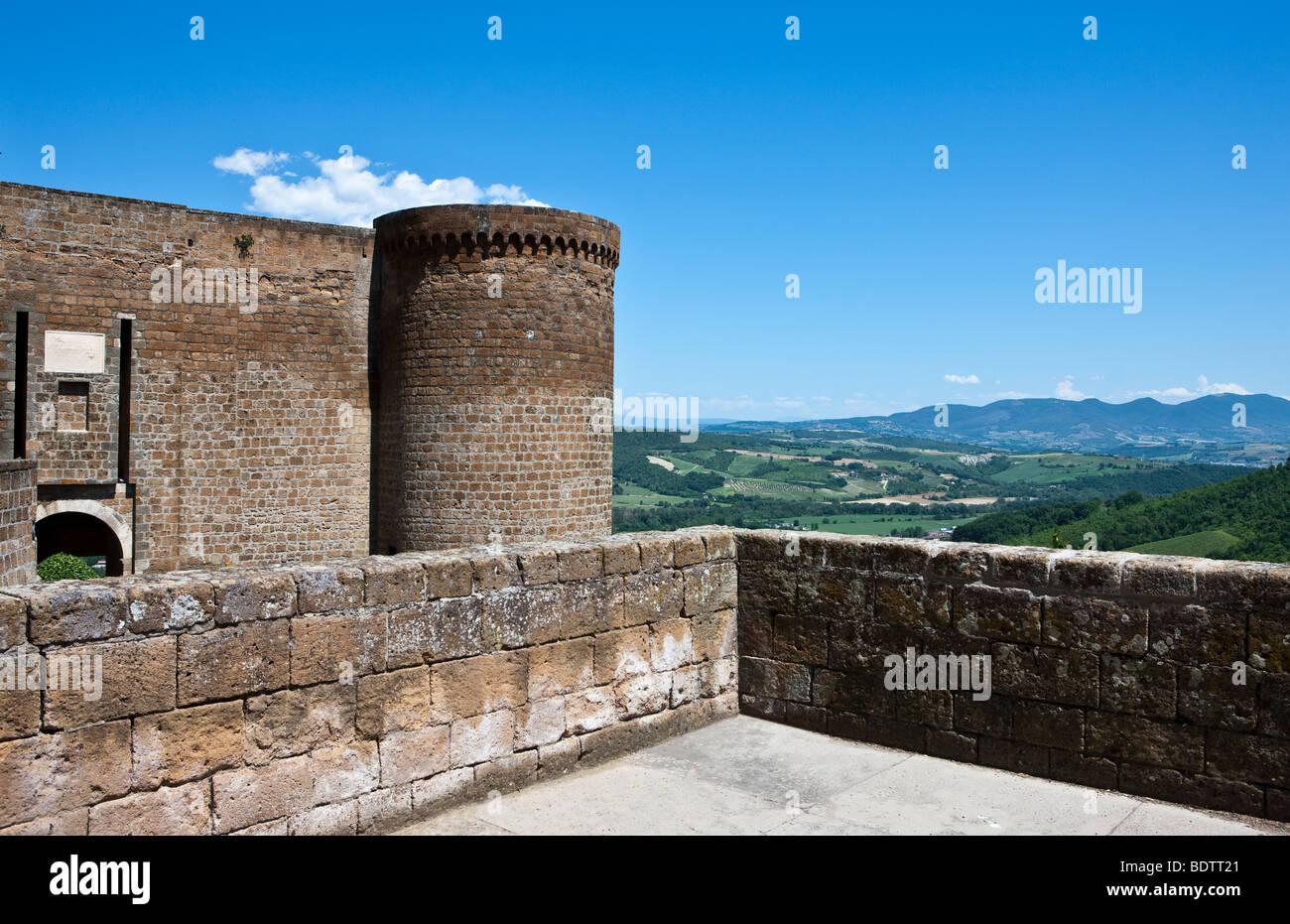 L'Italia,Umbria,Orvieto,la fortezza Albornoz Foto Stock