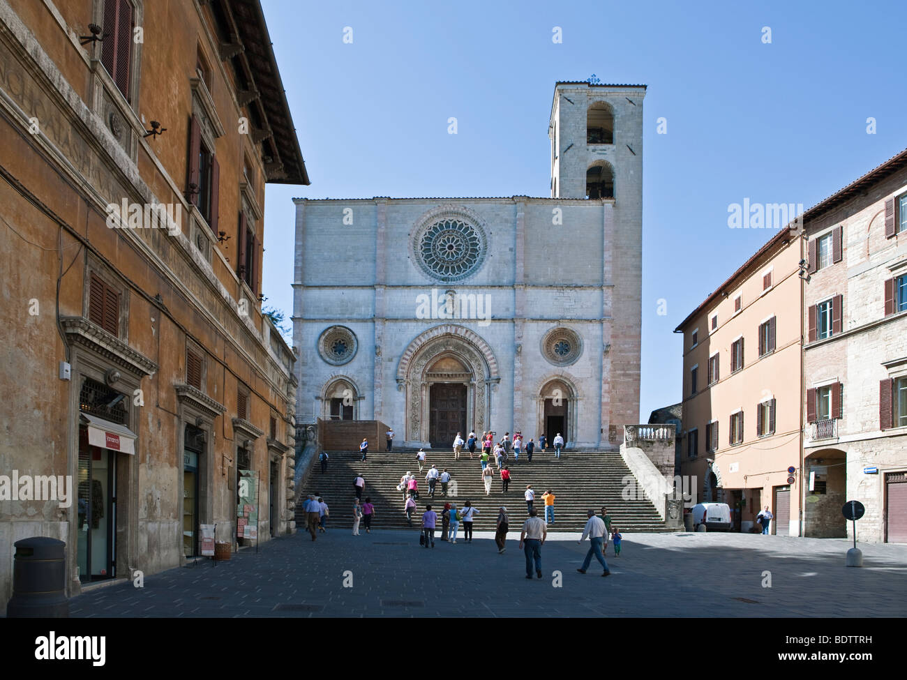 L'Italia,Umbria,Todi,la Cattedrale Foto Stock