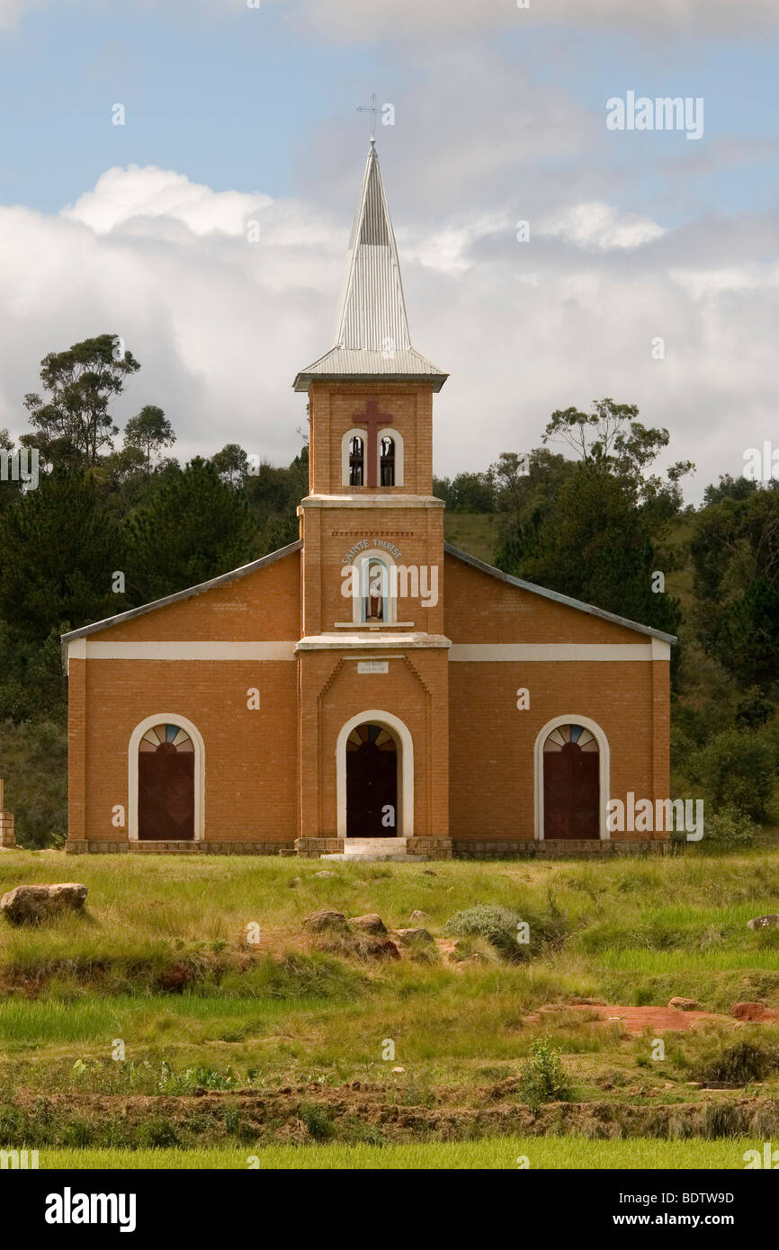 Kirche, Madagascar, Afrika, chiesa, Madagascar, Africa Foto Stock