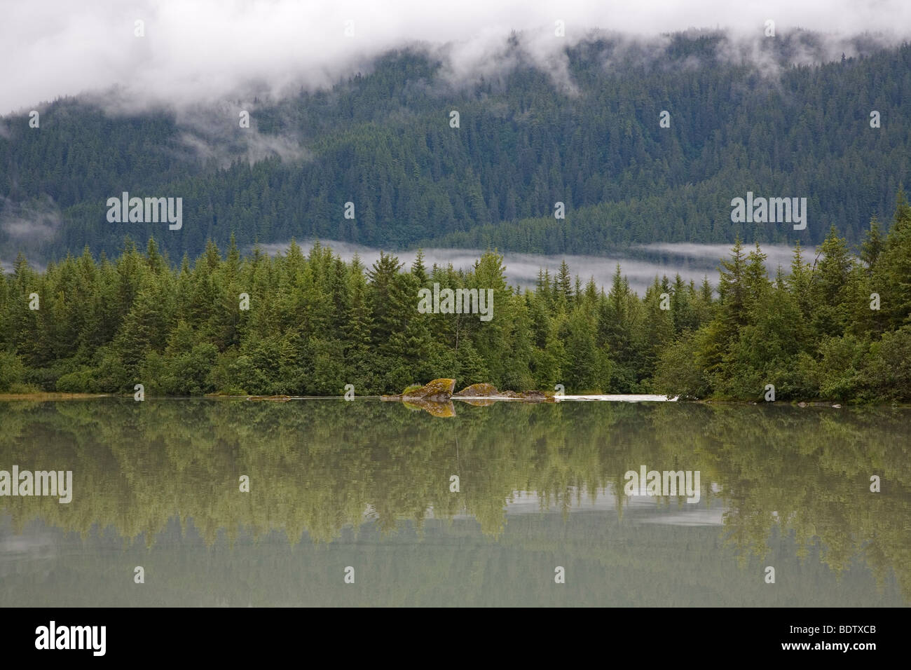 Mendenhall-See / Mendenhall-Lake / Juneau - Alaska Foto Stock