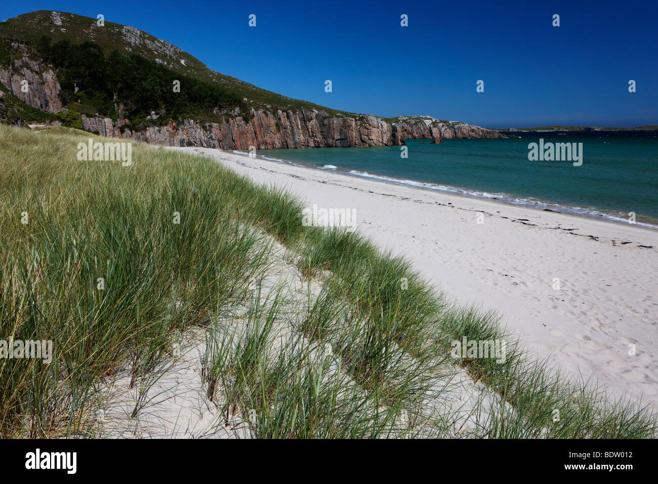 Spiaggia Vicino a Durness, Sutherland, Scozia settentrionale Foto Stock