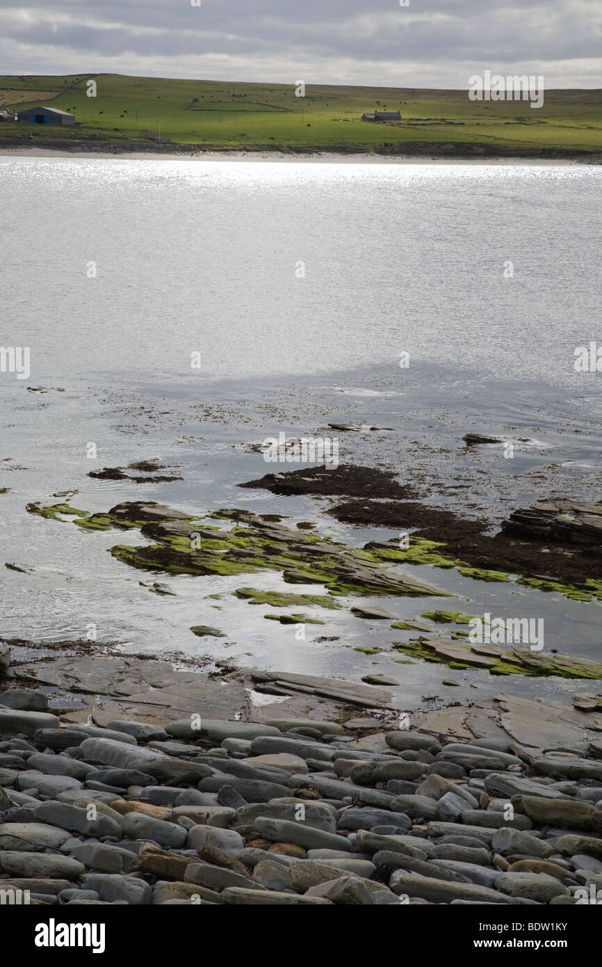 Kueste der hauptinsel terraferma der orkney-isole, costa della terraferma e isole Orcadi Scozia, schottland Foto Stock