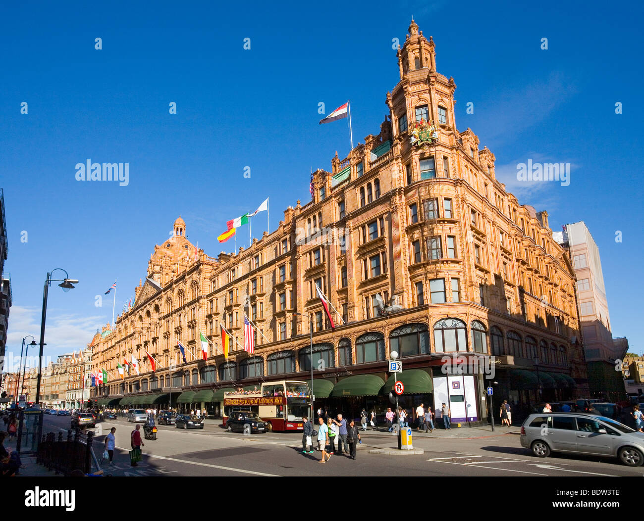 Magazzini Harrods a Knightsbridge di Londra . Inghilterra Foto Stock