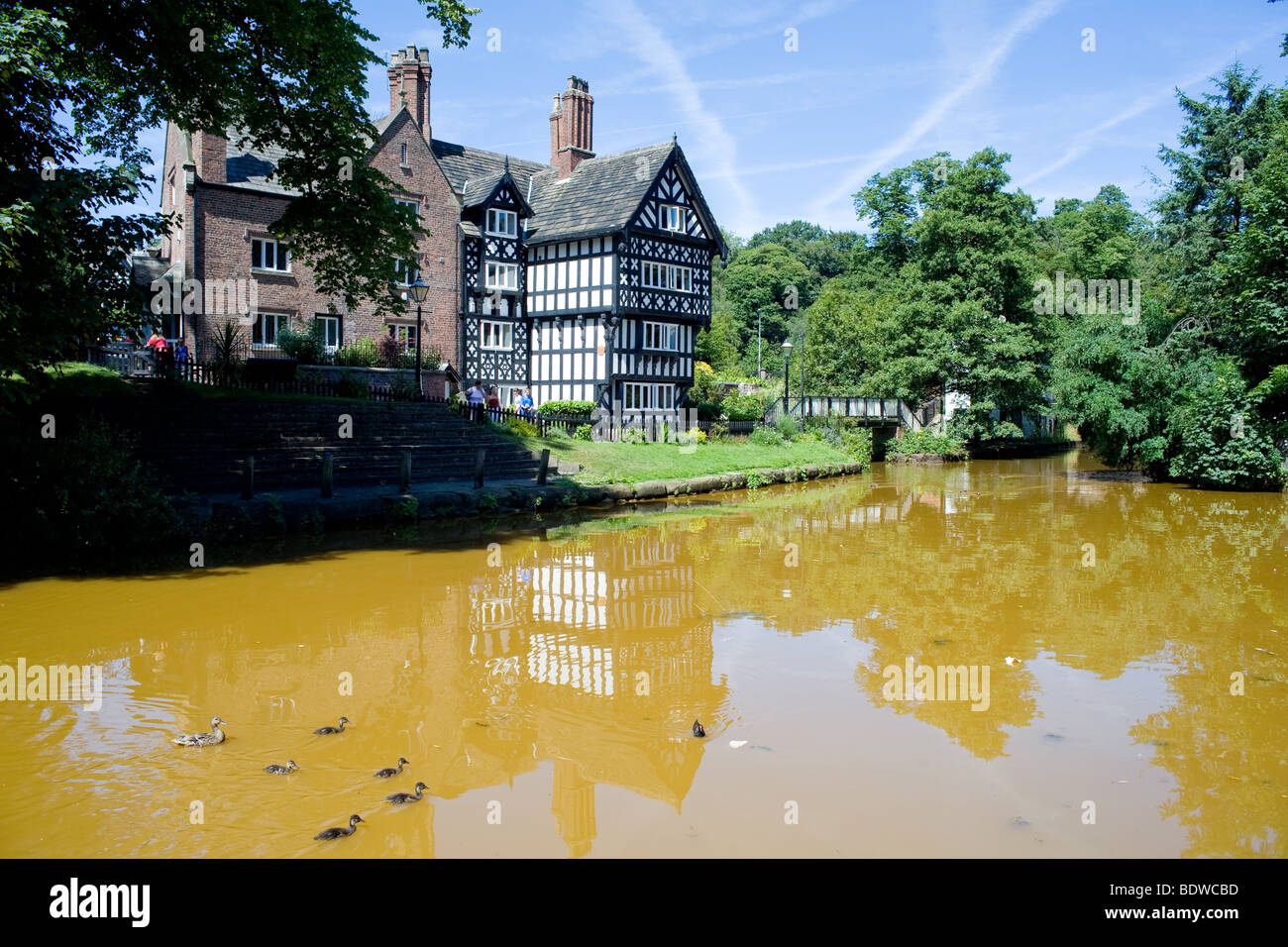 La Bridgewater Canal a Worsley in Inghilterra del Nord Ovest Foto Stock
